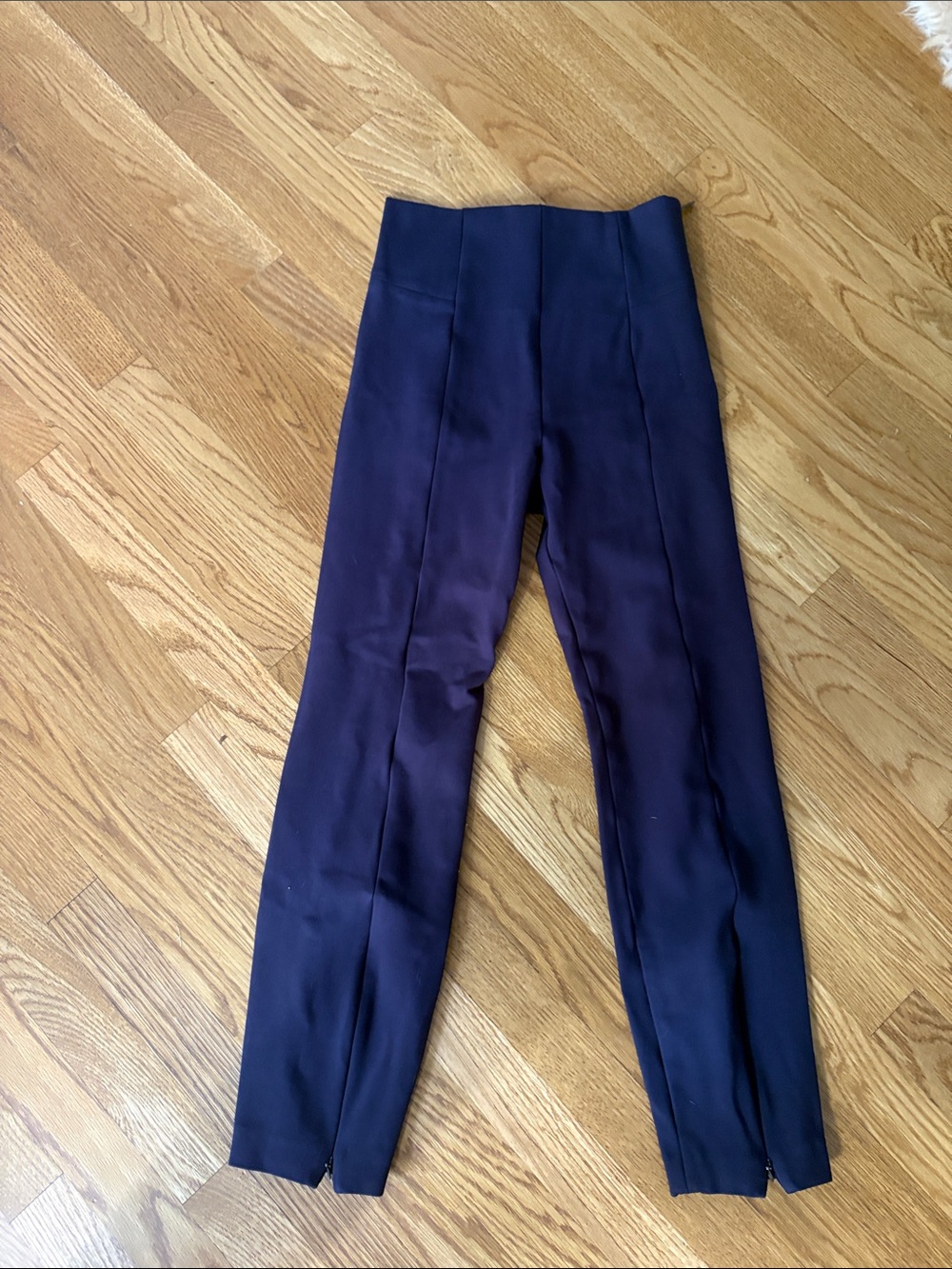 Good American High-Waist Navy Stretch Ponte Pants